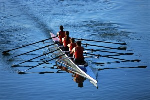 Strategic Alignment - 4 people in a rowboat